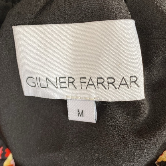 Gilner Farrar Andra stained glass print side slit maxi skirt medium - Picture 6 of 8